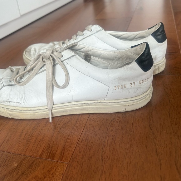 Common Projects low top Achilles white with black heel - Picture 7 of 7